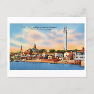 Harbor View in Provincetown, Massachusetts Vintage Postcard