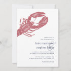 Harborside | Nautical Lobster Wedding Invitation