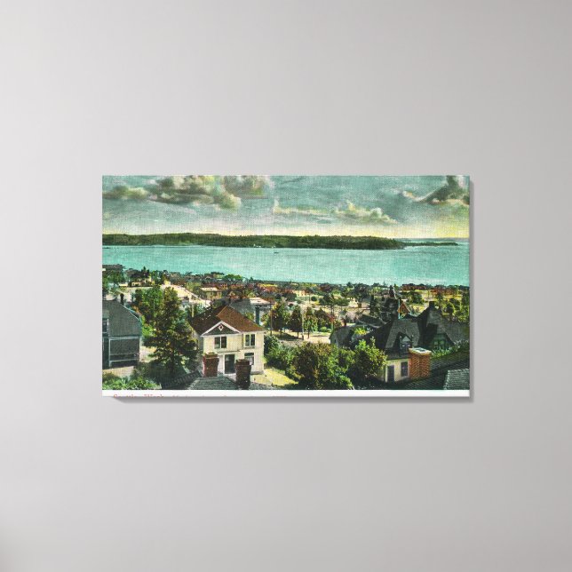 Harborview from Queen Anne Hill Canvas Print (Front)