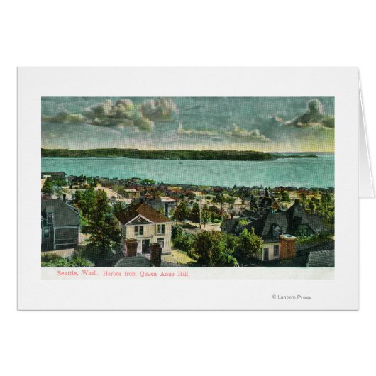 Harborview from Queen Anne Hill Cards (Front Horizontal)