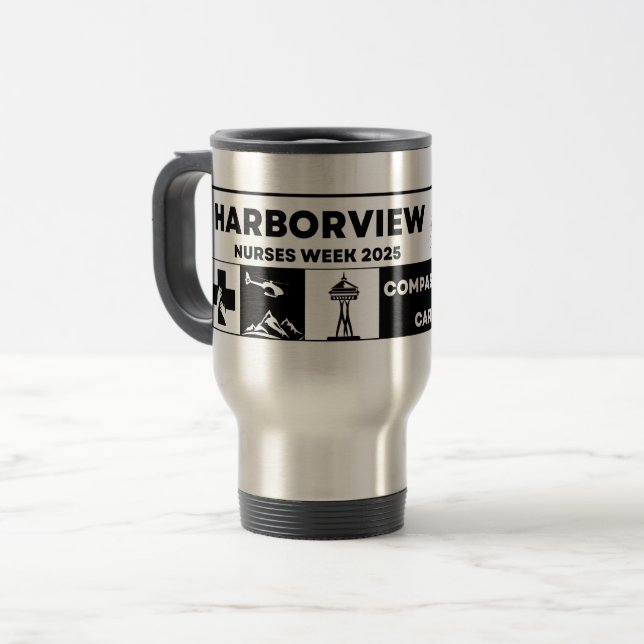 Harborview Medical Center 2025 Travel Mug (Front Left)