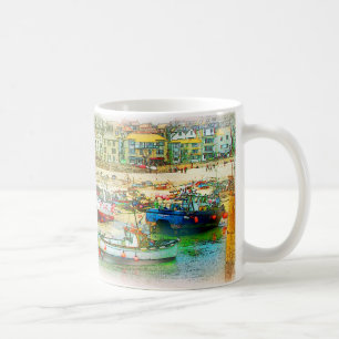 HARBOUR AS A PAINTING COFFEE MUG