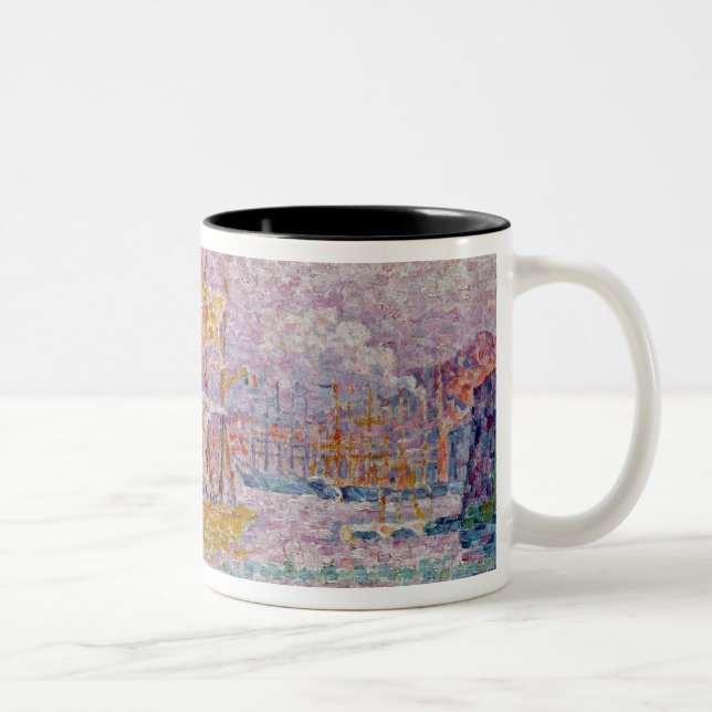 Harbour at Marseilles, c.1906 Two-Tone Coffee Mug (Right)