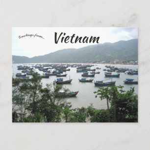Harbour at Vạn Ninh Khanh Hoa in Vietnam Postcard