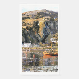 HARBOUR BARMOUTH WALES PAPER GUEST TOWELS