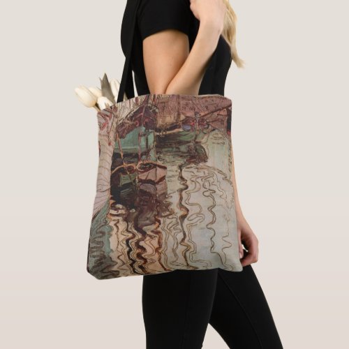 Harbour of Trieste by Egon Schiele Vintage Art Tote Bag