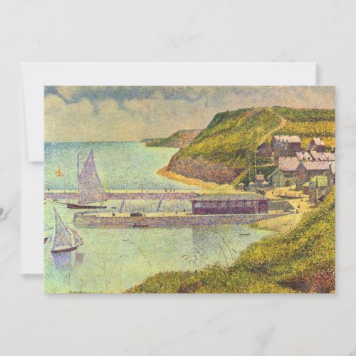 Harbour Port_en_Bessin High Tide by Georges Seurat