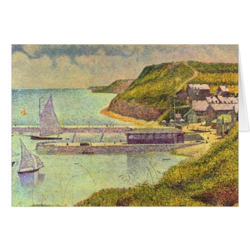 Harbour Port_en_Bessin High Tide by Georges Seurat