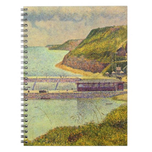 Harbour Port_en_Bessin High Tide by Georges Seurat Notebook