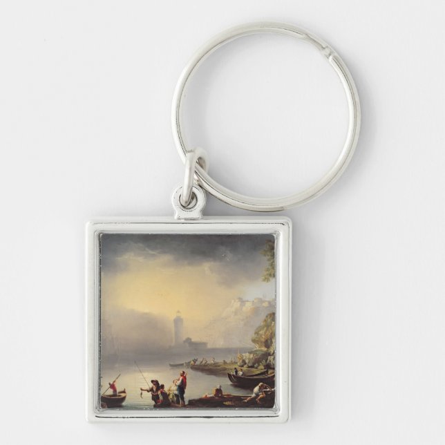 Harbour Scene Keychain (Front)