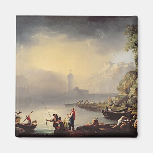 Harbour Scene Magnet (Front)