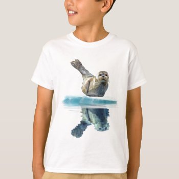 Harbour Seal Pup T-shirt by RavenSpiritPrints at Zazzle