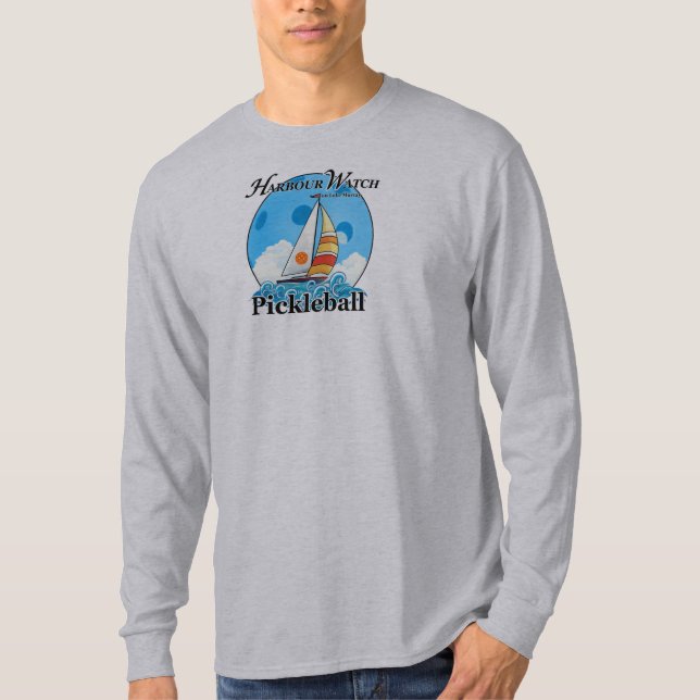 Harbour Watch on Lake Murray Pickleball Blue Sky T-Shirt (Front)