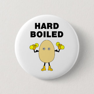 Hard Boiled Egghead Text Button