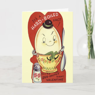 Hard-Boiled Valentine's Greeting Card