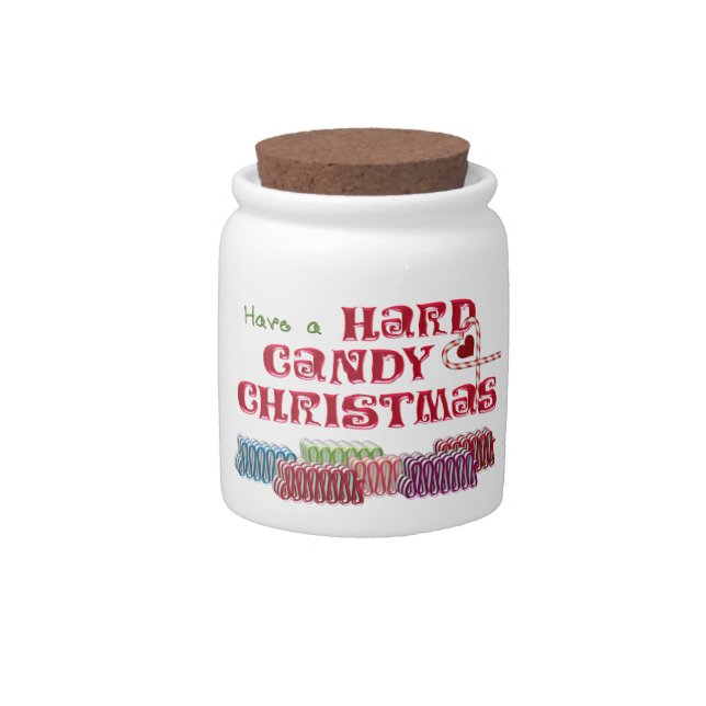 Hard Candy Christmas Jar (Front)