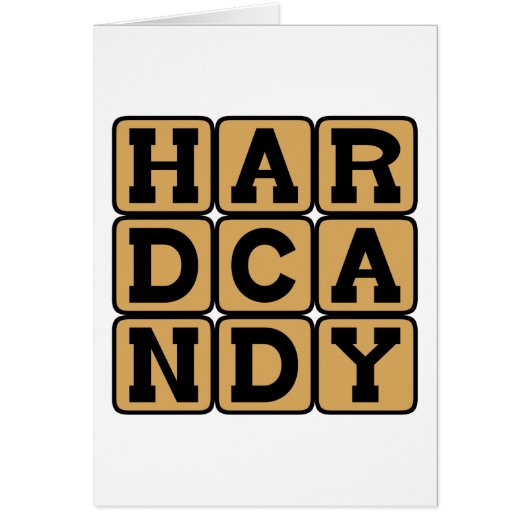 Hard Candy, Lickable Treats Cards (Front)