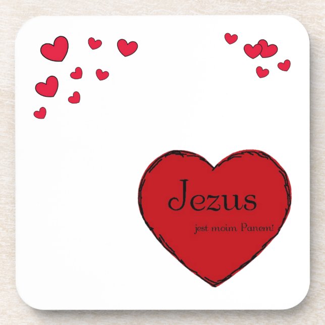 Hard coasters with cork back - set of 6 (Front)