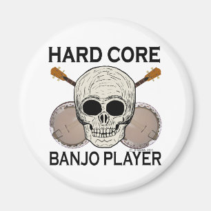 Hard Core Banjo Player Magnet