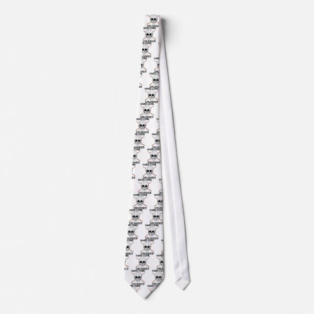 Hard Core Drummer Neck Tie (Front)
