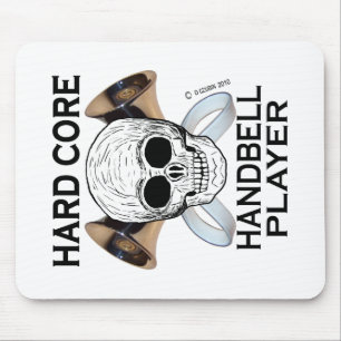 Hard Core Handbell Player Mouse Pad