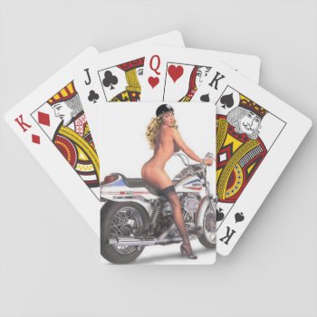 Hard-core Pin Up Playing Cards by VintageBeauty at Zazzle