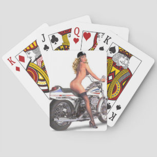 Hard-Core Pin Up Poker Cards