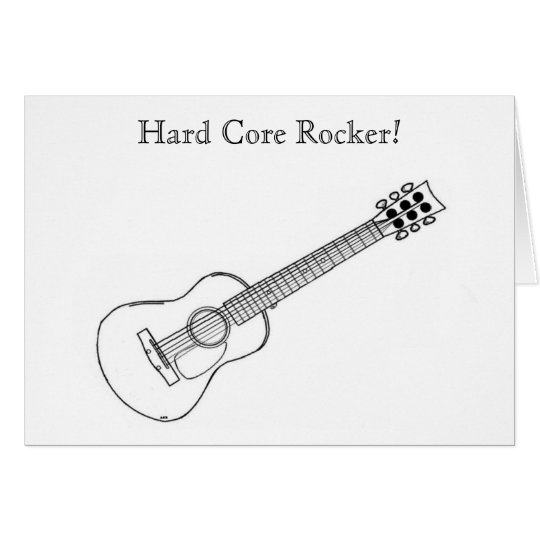 Hard Core Rocker Card
