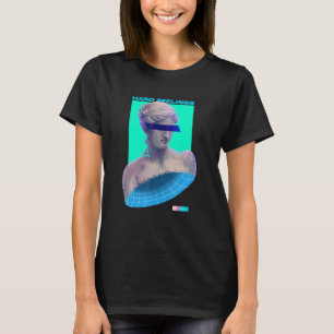 Hard Feelings Emo Vaporwave Aesthetic Greek Sculpt T-Shirt
