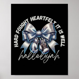 Hard-fought poster