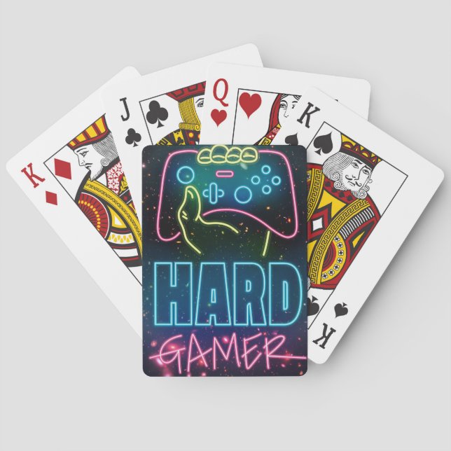 Hard Gamer Poker Cards (Back)