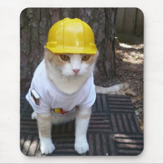 Hard Hat Bubba Mouse Pad