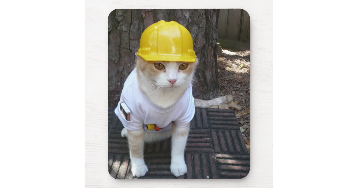 Hard Hat Bubba Mouse Pad Zazzle