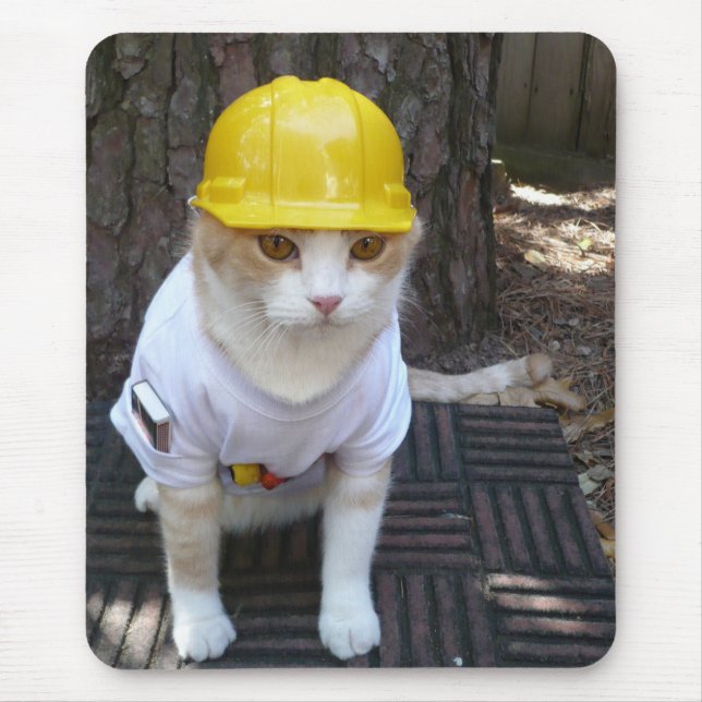 Hard Hat Bubba Mouse Pad (Front)