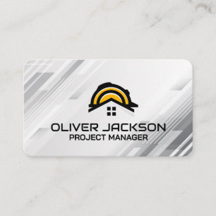 Hard Hat Construction   Builder Engineer Business Card