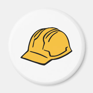 Hard hat construction helmet magnet