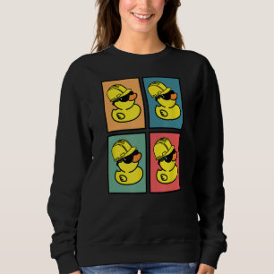 Hard Hat Cruise Duck, Duck Hiding, Duck Lovers, Ki Sweatshirt