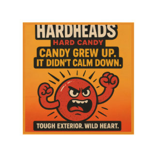 HARD HEAD  WOOD WALL ART