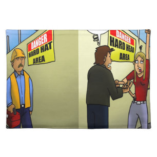 Hard Headed Relationship Partner Funny Gifts Placemat