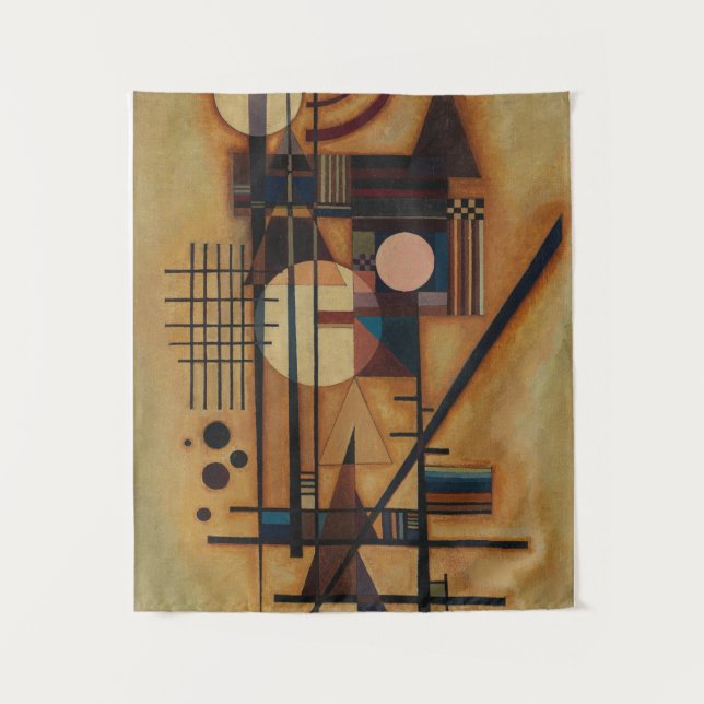 Hard in soft, 1927 by Wassily Kandinsky Tapestry (Front)
