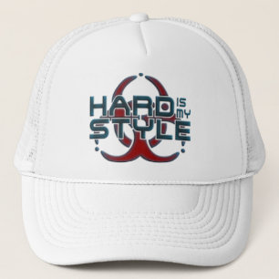 Hard Is My Style 3D   hardstyle music Trucker Hat