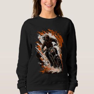 Hard motocross riders Offroad action 1 Sweatshirt