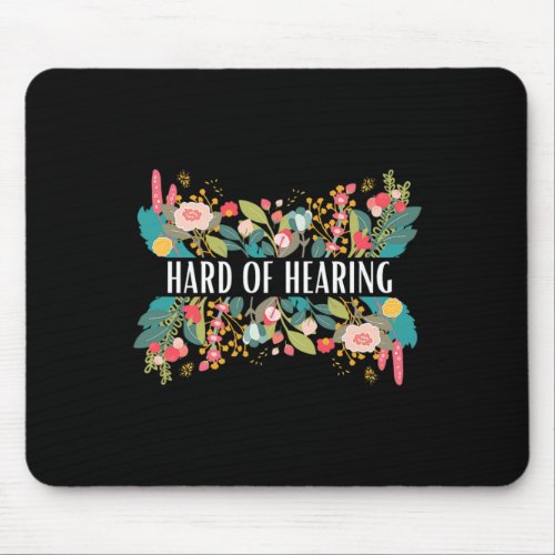 Hard of Hearing Alert and Awareness Design for Dea Mouse Pad