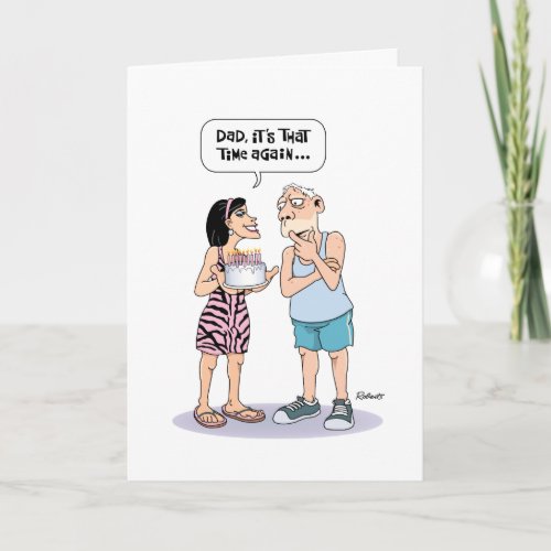 Hard of Hearing Dad Birthday Card