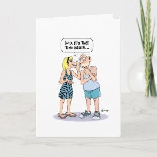 Hard of Hearing Dad Birthday Greeting Card