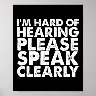 Hard of Hearing Deaf Hearing Impaired ASL Sign Lan