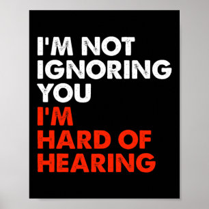 Hard Of Hearing Fun ASL Sign Language Deaf Awarene