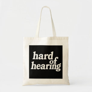 Hard of Hearing Pride Tote Bag Design