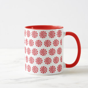 Hard Peppermint Candy Design Coffee Mug