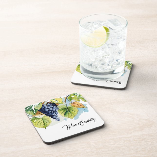 Hard Plastic Beverage Coaster (Right Side)